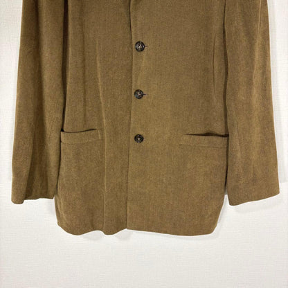 Rare 90s Vintage Tet Homme 4B Setup Suit L Khaki Deformation