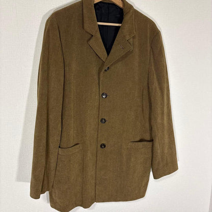 Rare 90s Vintage Tet Homme 4B Setup Suit L Khaki Deformation