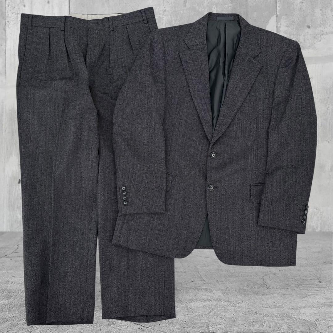 [Extremely Good Condition] Burberry Suit Setup Tweed Alpaca