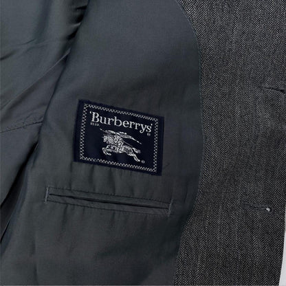[Extremely Good Condition] Burberry Suit Setup Tweed Alpaca