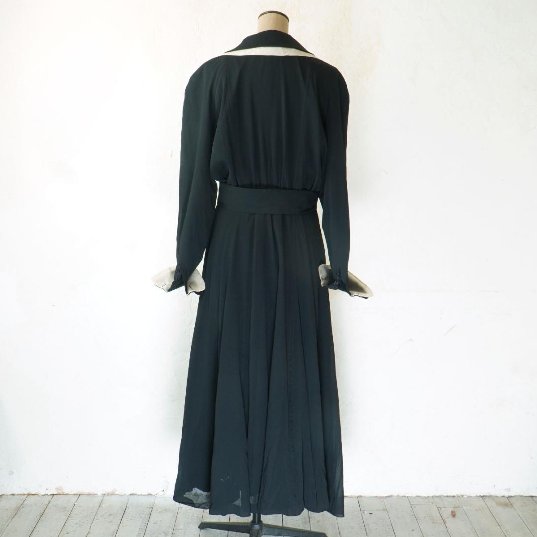 [Rare Archive] Chloé 100% Silk Long Dress No. 9 Handwritten Product Number