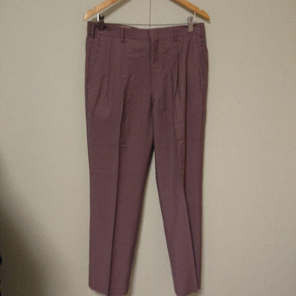 80s-90s oversized 4 button setup dull purple double breasted
