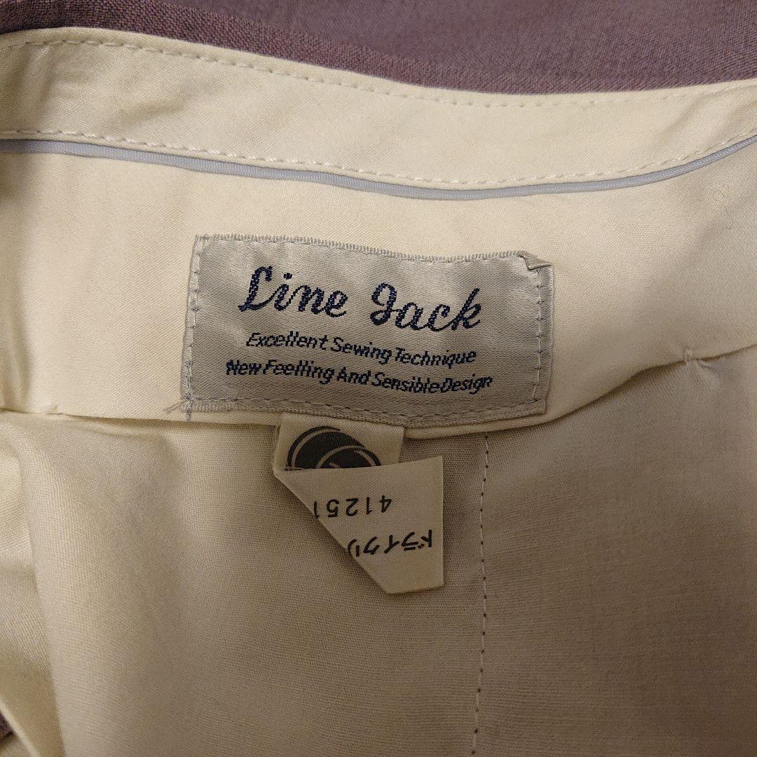 80s-90s oversized 4 button setup dull purple double breasted