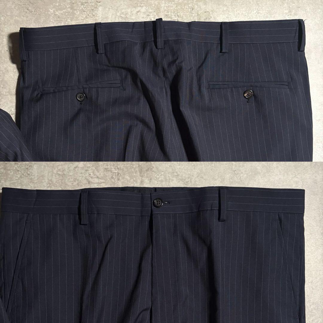 Polo Ralph Lauren Setup Suit 3 Ties Pins Set Navy Blue