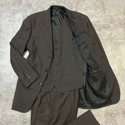 les mues 3 piece suit setup 3B brown vintage