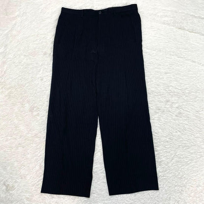 Giorgio Armani Black Tag Suit Setup 52 Finest Black Stripe