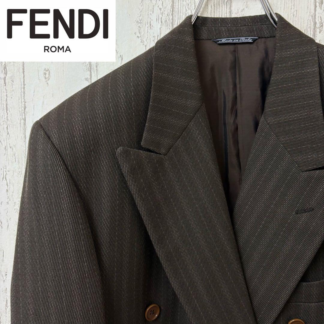 [Super Rare] FENDI Tailored Jacket Suit Setup