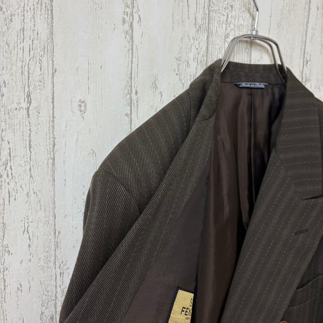 [Super Rare] FENDI Tailored Jacket Suit Setup