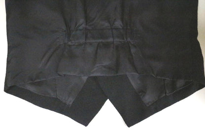 Super beautiful DOLCE&GABBANA 3-piece suit L-XL black D&G black Dolce