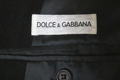 Super beautiful DOLCE&GABBANA 3-piece suit L-XL black D&G black Dolce