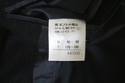Super beautiful DOLCE&GABBANA 3-piece suit L-XL black D&G black Dolce
