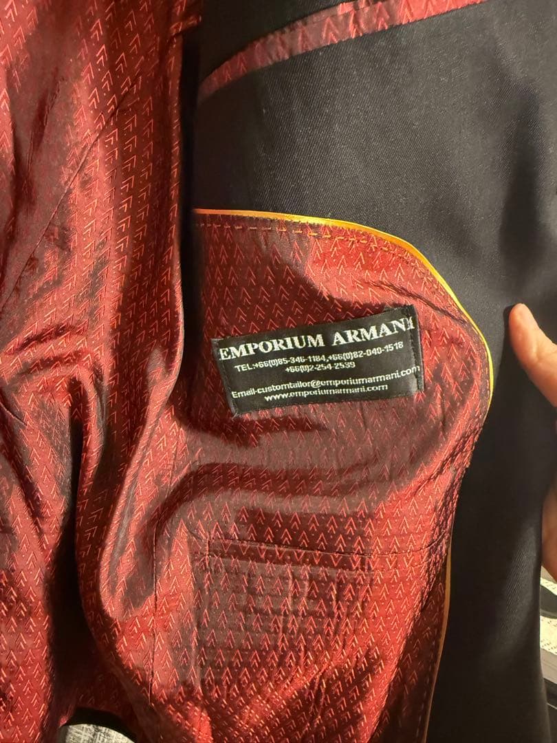 Good condition EMPORIO ARMANI Emporio Armani suit custom made