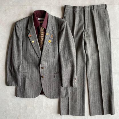 90s vintage Dior tie luxury suit pins 4 piece set