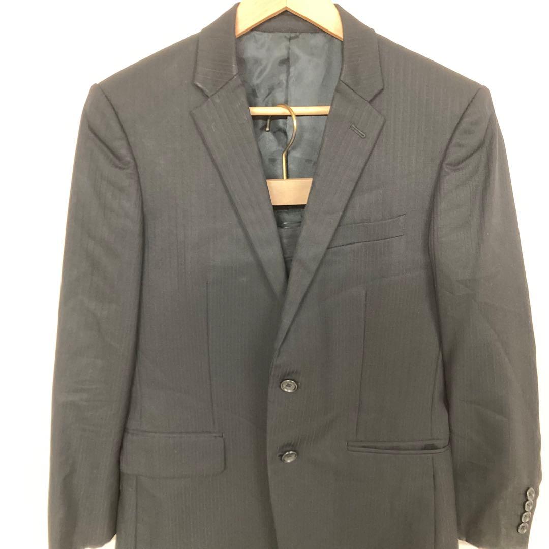 Takeo Kikuchi Men's M Black Setup Suit Top and Bottom 2B Ceremonial Occasions