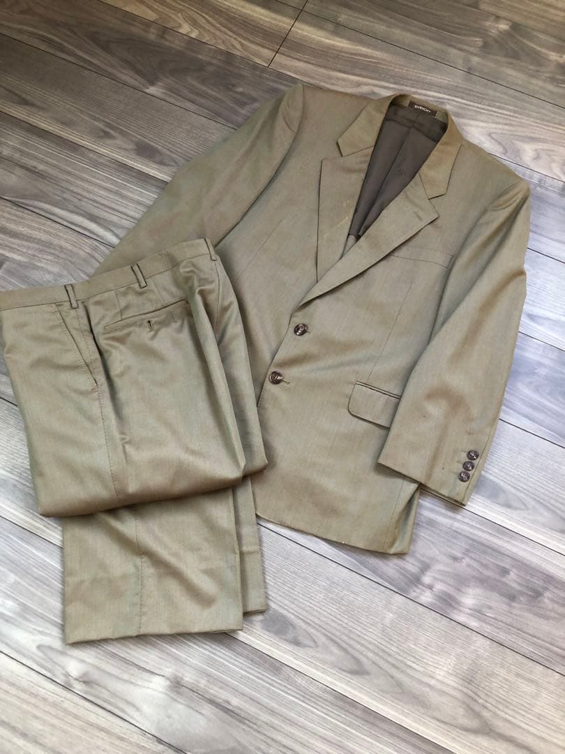 Vintage Givenchy Setup Suit Tamamushi Gold Heisei Retro Y2K
