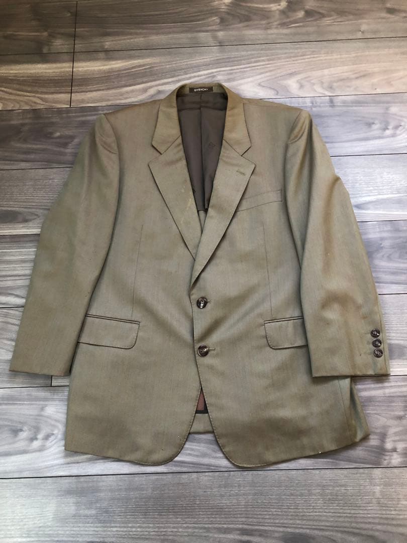 Vintage Givenchy Setup Suit Tamamushi Gold Heisei Retro Y2K