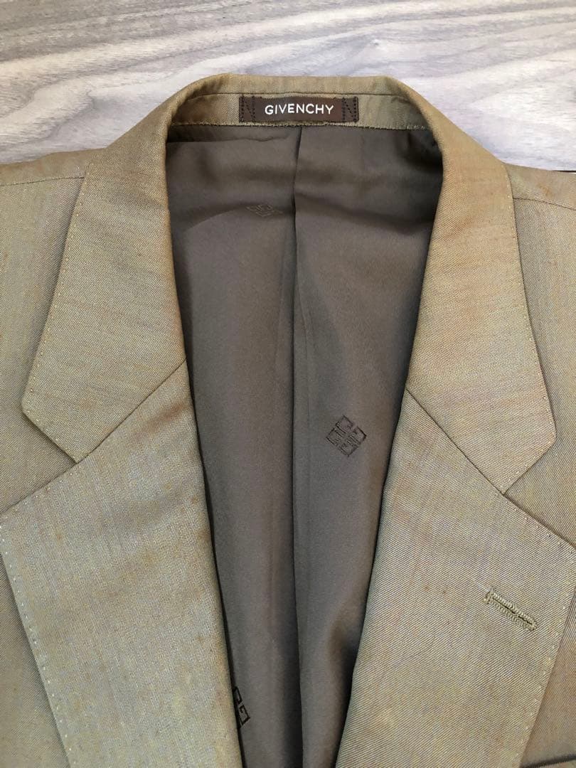 Vintage Givenchy Setup Suit Tamamushi Gold Heisei Retro Y2K