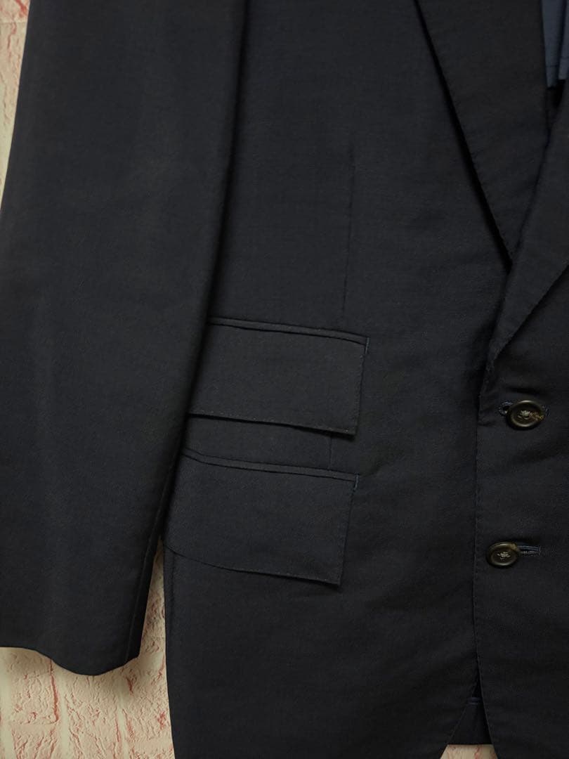 [Super Rare 80s] Made in Japan Ralph Lauren Finest Suit Navy Blue