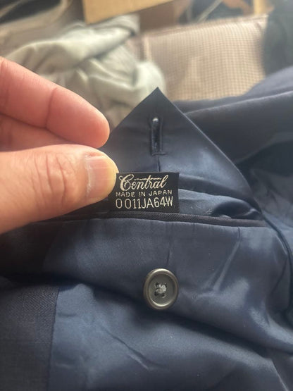 [Super Rare 80s] Made in Japan Ralph Lauren Finest Suit Navy Blue