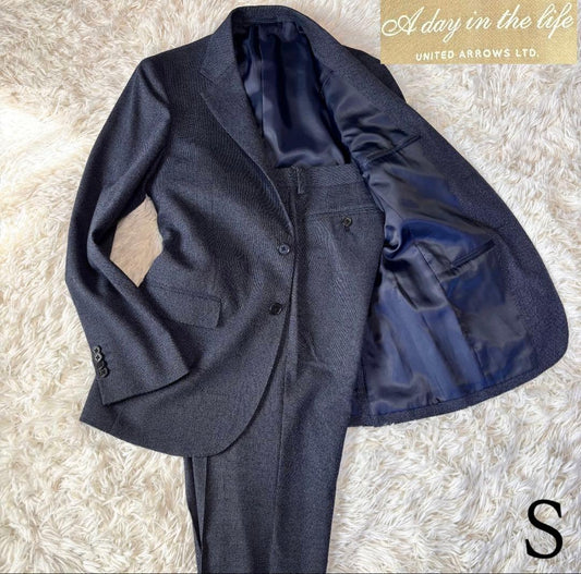 [UNITED ARROWS] Business Suit Setup 2B Navy S