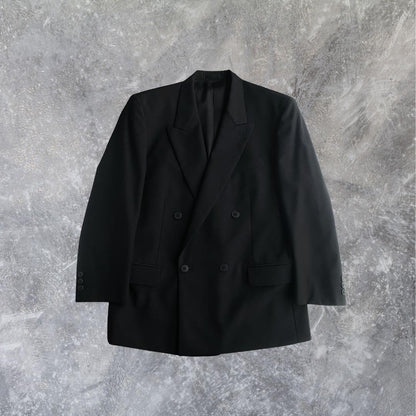 Black Double Breasted Suit Setup Ceremony Formal Wedding