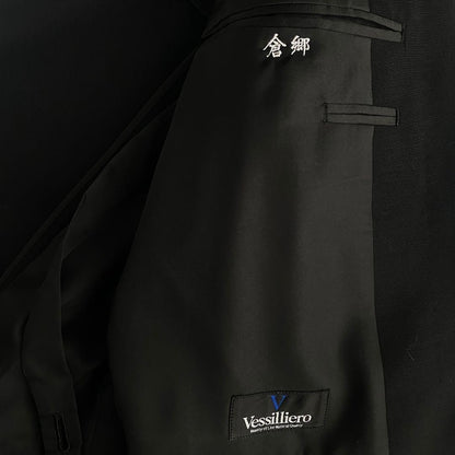 Black Double Breasted Suit Setup Ceremony Formal Wedding