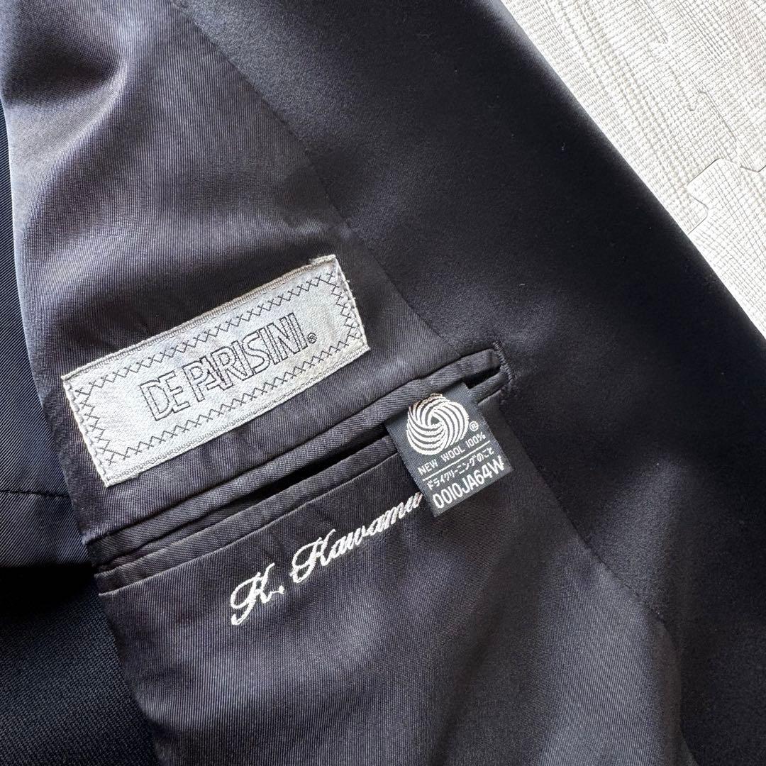 DE PARISINI Tuxedo Suit Setup Side Patch Made in Japan M