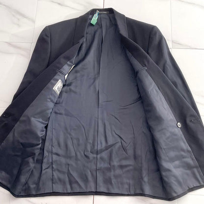 Gianni Versace Setup Suit Double 44 Navy Men's