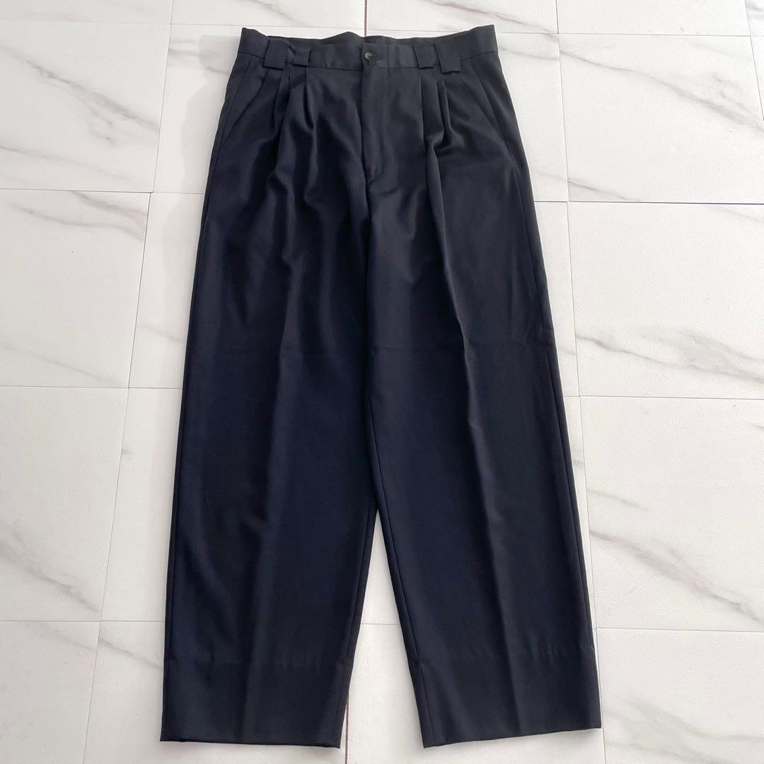 Gianni Versace Setup Suit Double 44 Navy Men's
