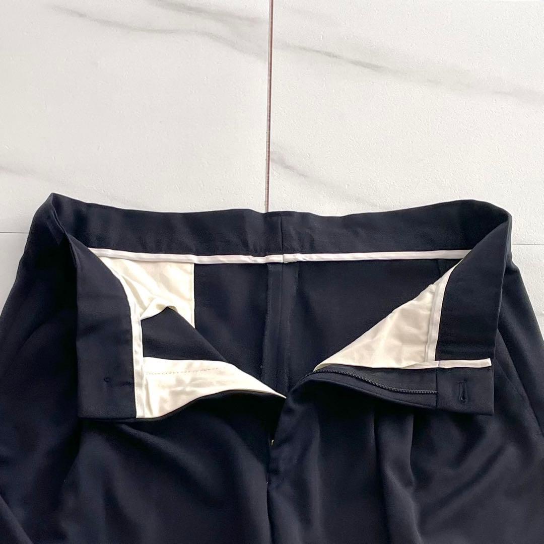 Gianni Versace Setup Suit Double 44 Navy Men's