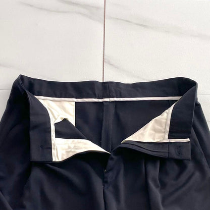 Gianni Versace Setup Suit Double 44 Navy Men's