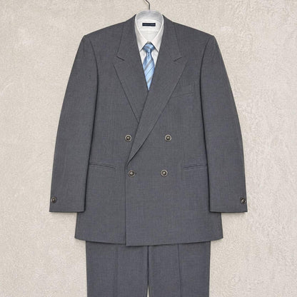 Versace Double Suit Setup Medusa Gray Vintage
