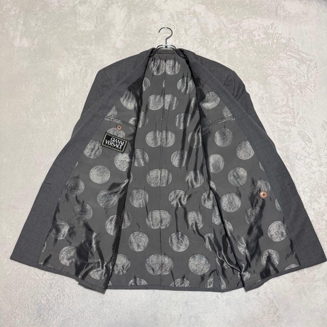 Versace Double Suit Setup Medusa Gray Vintage