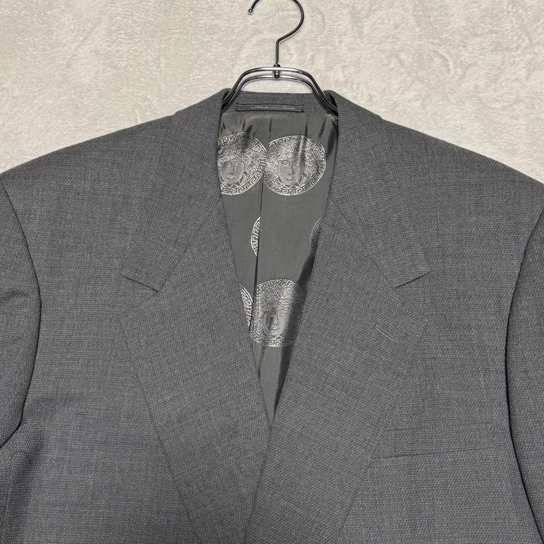 Versace Double Suit Setup Medusa Gray Vintage