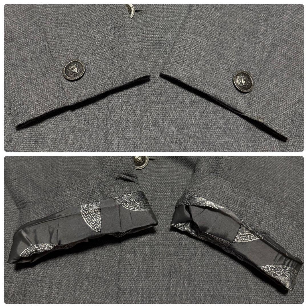 Versace Double Suit Setup Medusa Gray Vintage