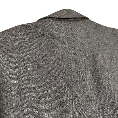Suit setup double breasted casual gray tweed style XL