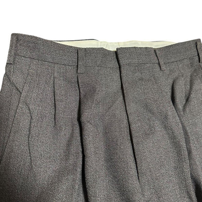 Suit setup double breasted casual gray tweed style XL