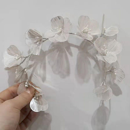 Wedding Silver Headdress Petal Hair Ornament Headband Wedding Bridal New