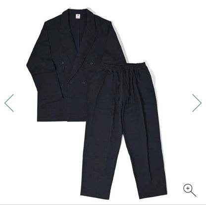 [New and unused] Instantly sold out double suit Keiji Kaneko✖️Fruit of the Loom Black M