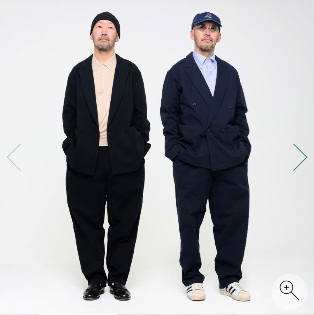 [New and unused] Instantly sold out double suit Keiji Kaneko✖️Fruit of the Loom Black M