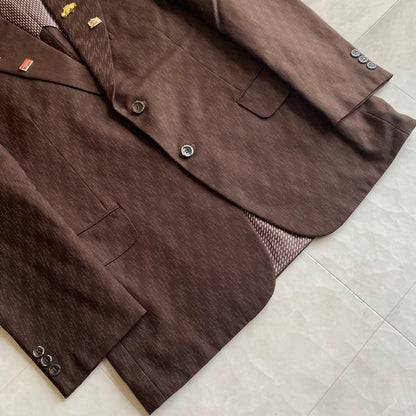 90s vintage Ferragamo tie suit pins 4 piece set