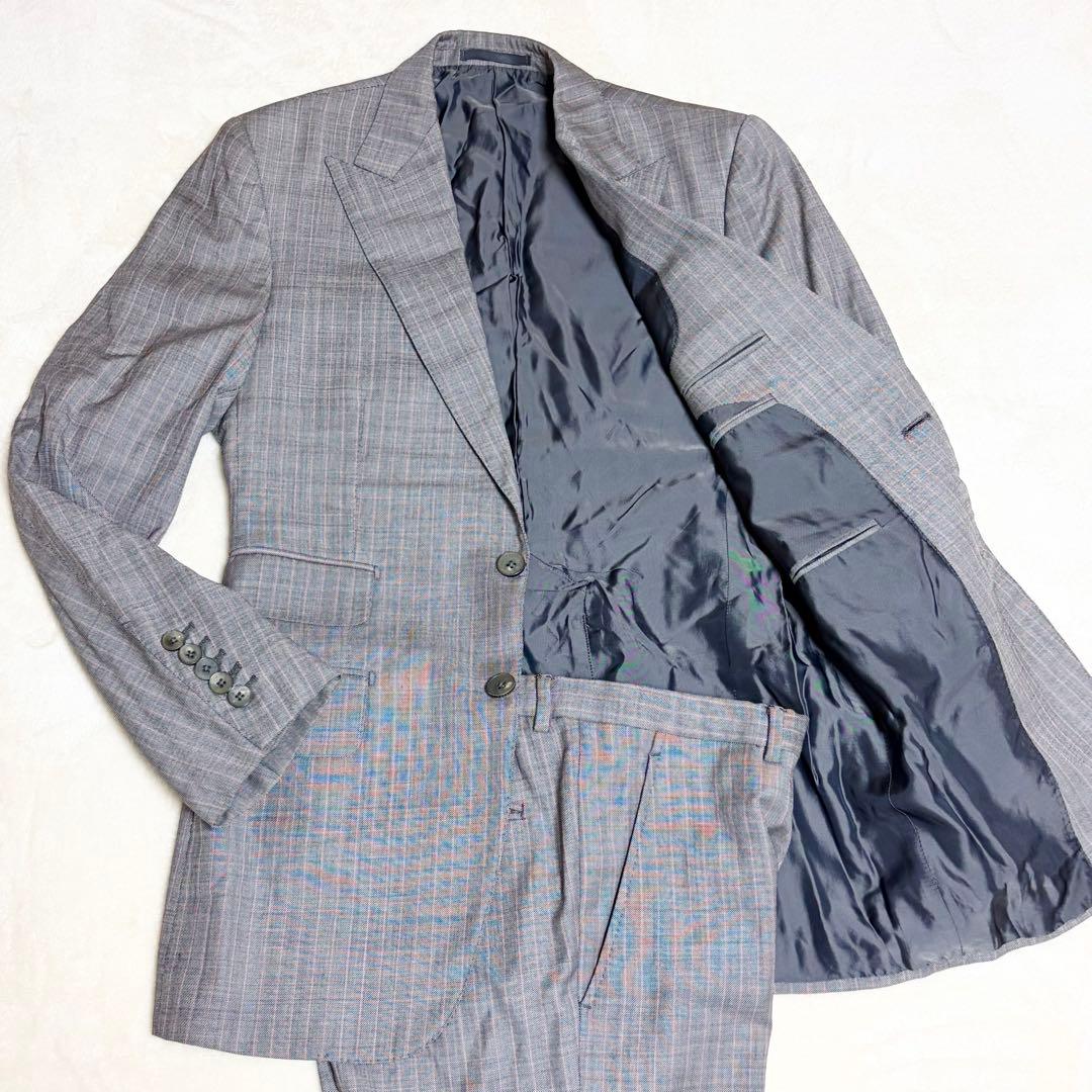 GUCCI 2014AW Frida period suit setup gray check