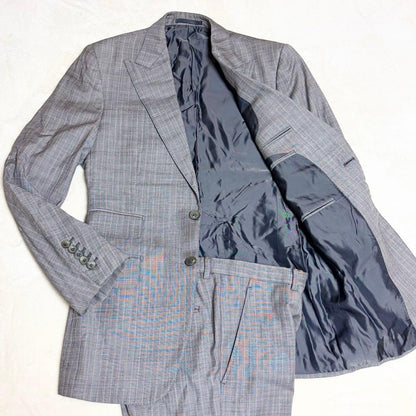GUCCI 2014AW Frida period suit setup gray check