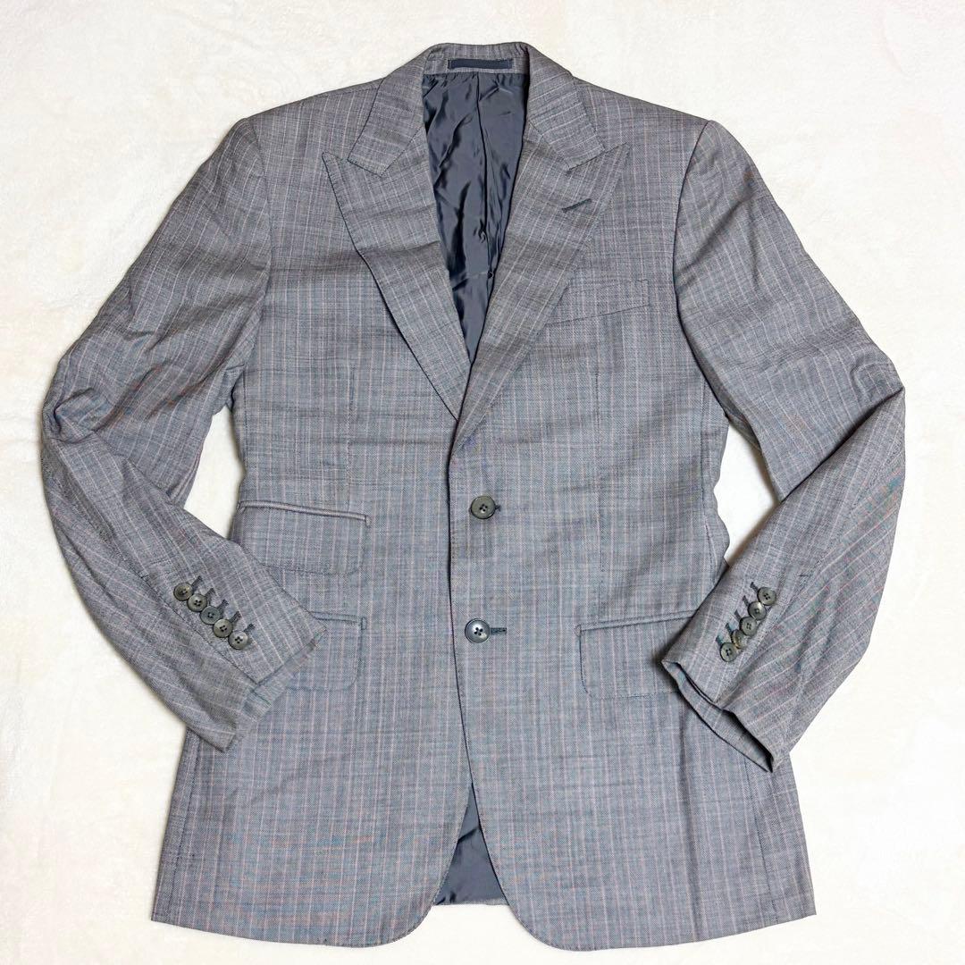 GUCCI 2014AW Frida period suit setup gray check