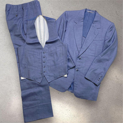 MIYUKIKEORI Silk & Wool 3 Piece Suit