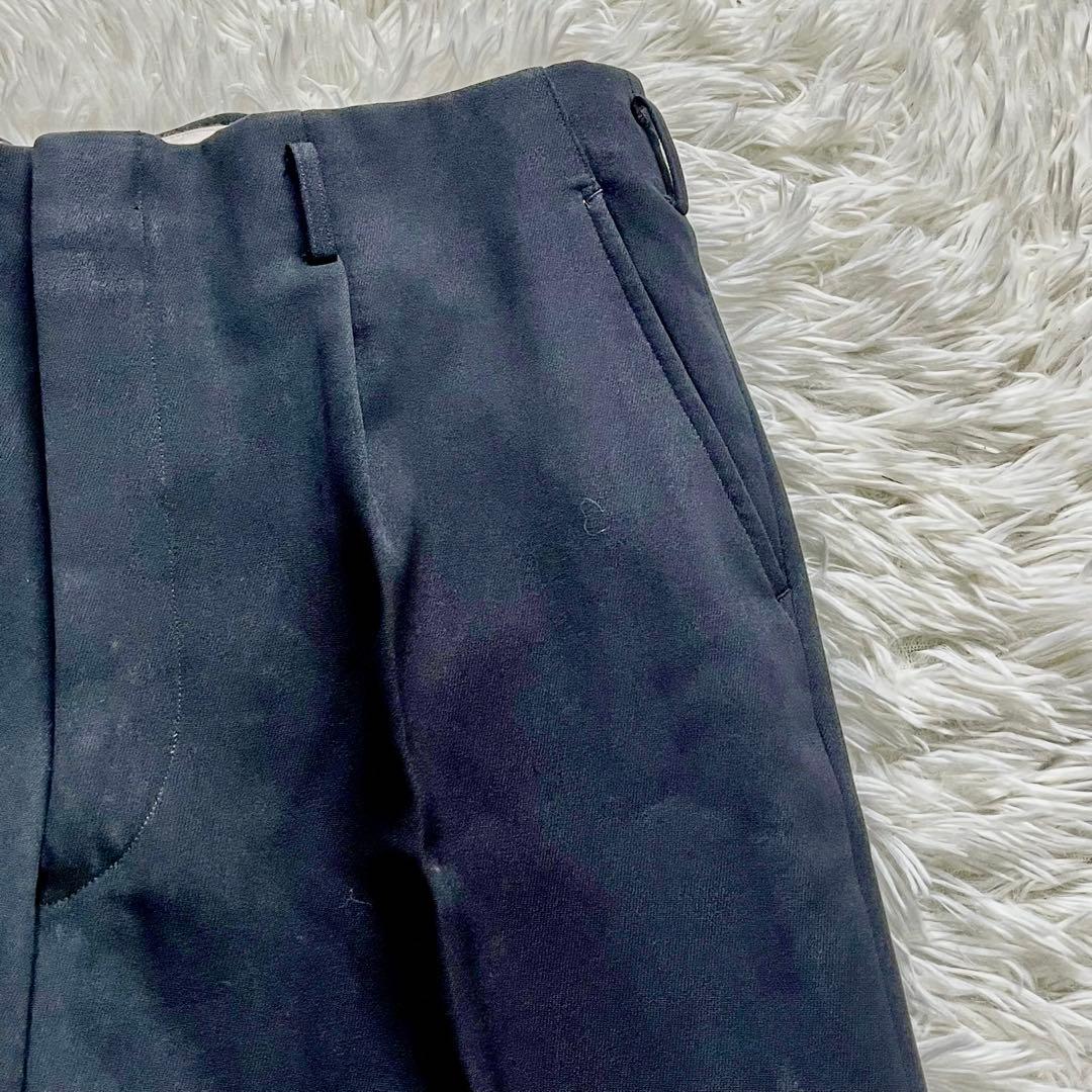 [Extremely beautiful item] Masaki Suda style double suit set up extra thick wide black vintage men's L