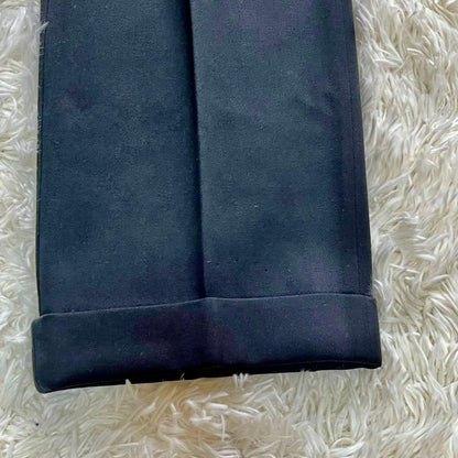 [Extremely beautiful item] Masaki Suda style double suit set up extra thick wide black vintage men's L