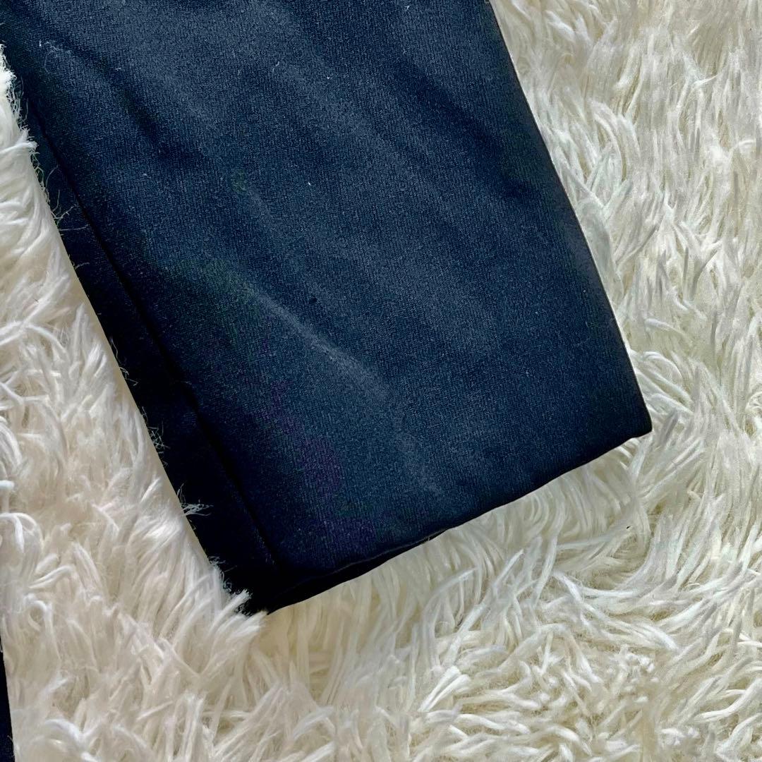 [Extremely beautiful item] Masaki Suda style double suit set up extra thick wide black vintage men's L