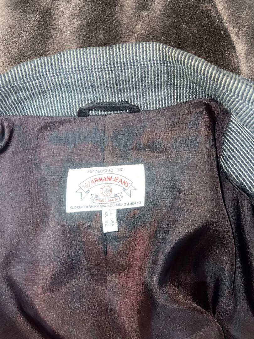 Vintage ARMANI JEANS Armani Jeans Suit Made in Italy XL