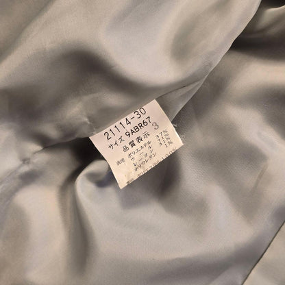 Single button suit setup 90s gray gray made in Japan